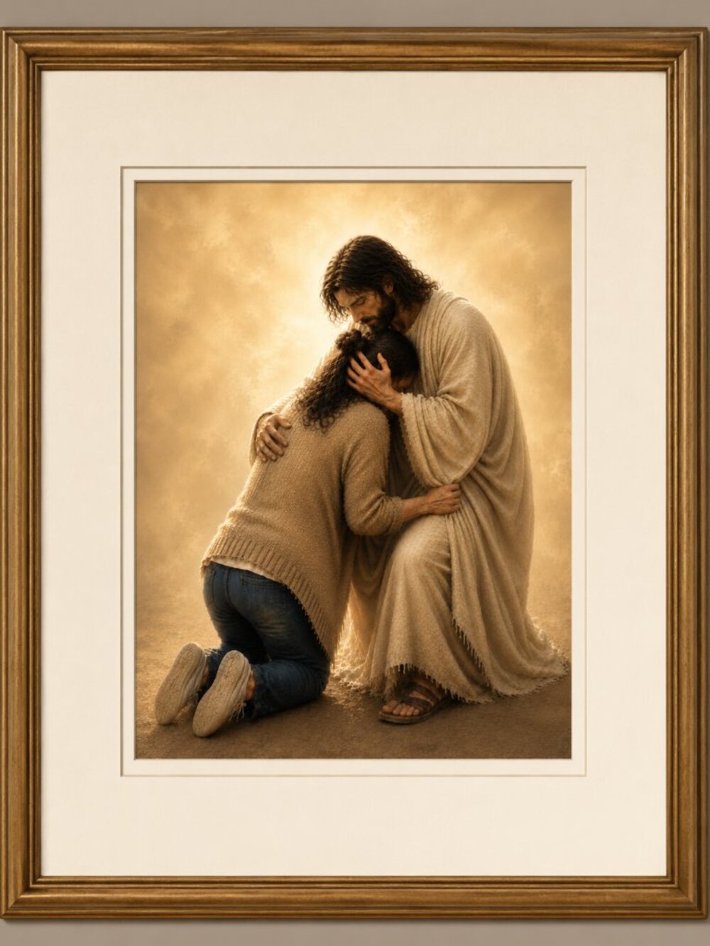 Come As You Are 8x10 Unframed Christian Fine Art Print with Devotional